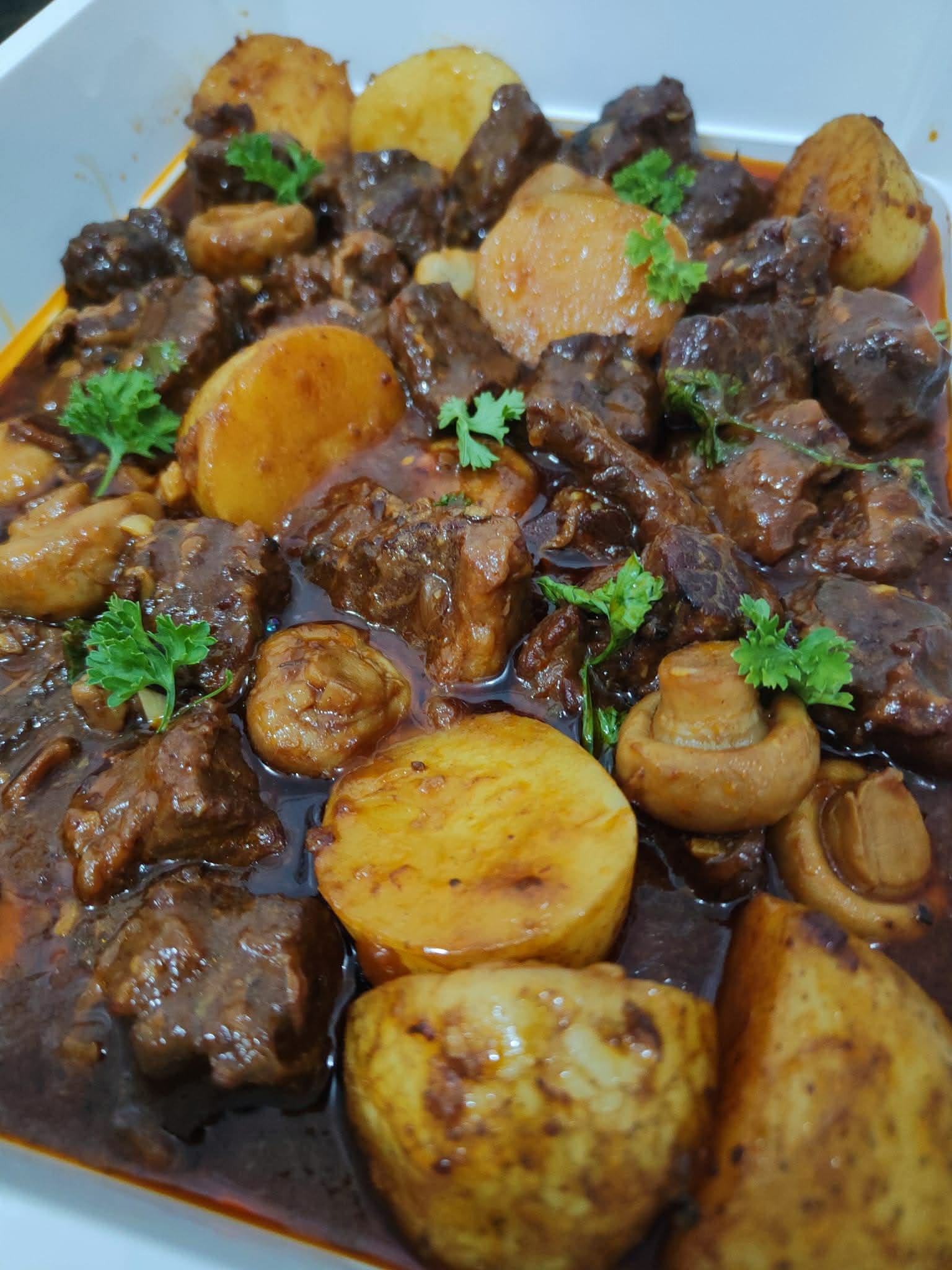 Stew Beef Roti PnaKitchenSarap